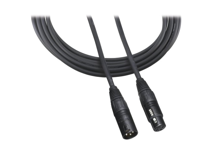 Audio-Technica AT8314-3 3' Premium Microphone Cable, Male XLR3 To Female XLR3