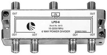 Blonder-Tongue LPD-6 10-2150 MHz 6-Way Splitter