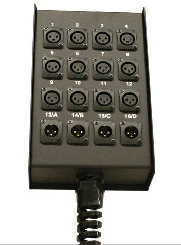 Rapco S20BFL 16-Channel Stage Box With 4xXLR Returns