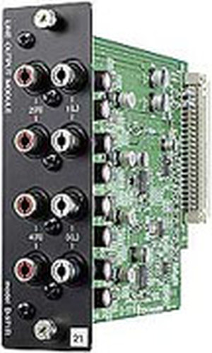 TOA D-971R 4-Channel Unbalanced Line Output Module With Stereo RCA Connectors For D-901 Digital Mixer