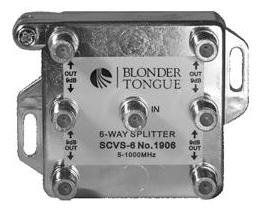 Blonder-Tongue SCVS-6 6-Way L-Style Splitter