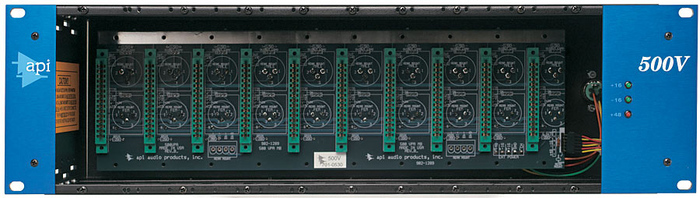 API 500-VPR 10-Slot Rack, With Power Supply