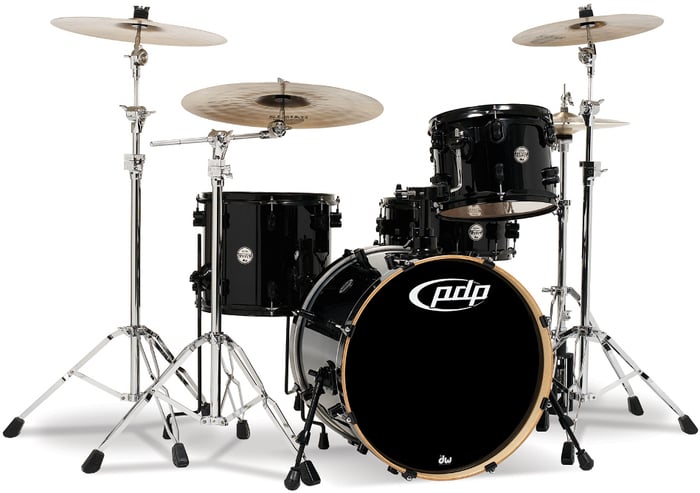 Pacific Drums PDCM2014 Concept Series Maple 4-Piece Shell Pack: 16x20" Bass Drum, 9x12" Rack Tom, 12x14" Floor Tom, 5.5x14" Snare Drum