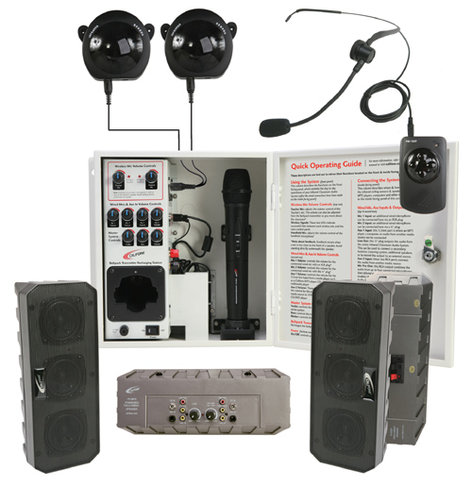 Califone PA-IRSYSB 4-Speaker IR Classroom Audio System