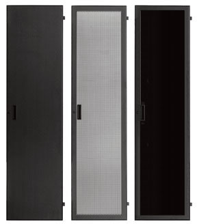 Lowell LFD-35P Plexiglass Front Door For 35 Unit Racks, Locking, Black