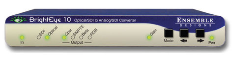 Ensemble Designs BrightEye 10 Optical/SDI-Analog/SDI Converter, Without Power Supply