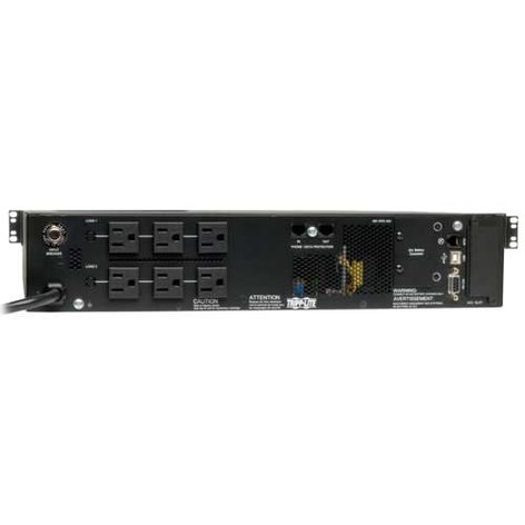 Tripp Lite SU1500RTXLCD2U SmartOnline Double Conversion UPS, Extended Run, 2 Rack Units/Tower