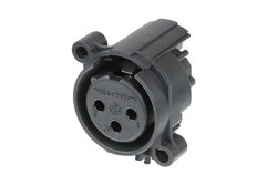 Neutrik NC3FAH-0 3-pin XLRF Receptacle With Retention Spring