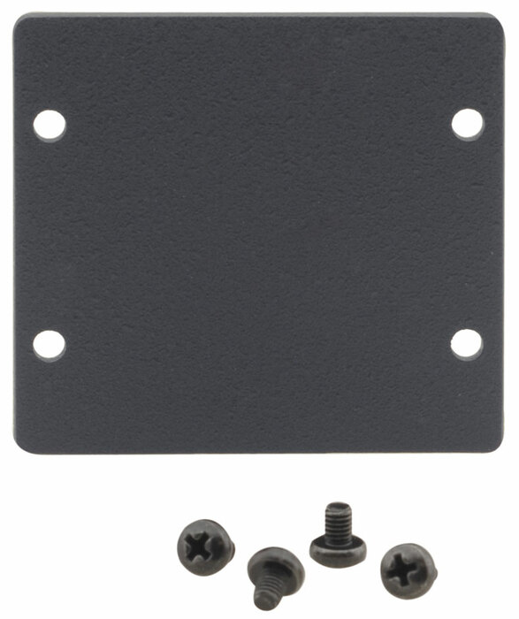 Kramer W-2BLANK(G) Wall Plate Insert, Double Blank Slot Cover Plate