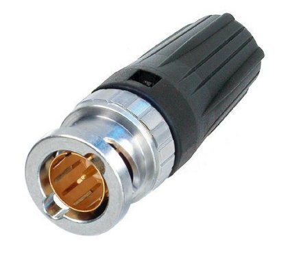 Neutrik NBNC75BLP9 75 Ohm BNC Cable Connector With Rear Twist