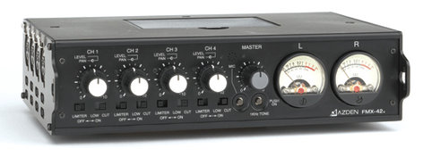 Azden FMX42A 4-Ch Portable Field Mixer