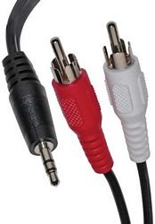 BTX YA-J899B 6' 3.5mm Stereo To RCA Cable