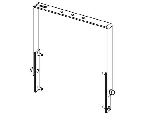 Tannoy VX12Y-V Vertical Yoke Mount Bracket For VX 12 And VXP 12 Speaker