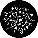 Rosco 78126 Steel Gobo, Love