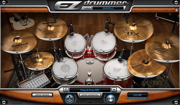 Toontrack NASHVILLE Nashville EZX Nashville Expansion For EZdrummer/Superior Drummer (Electronic Delivery)