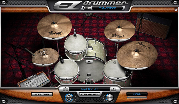 Toontrack VINTAGE-ROCK Vintage Rock EZX Vintage Rock Expansion For EZdrummer/Superior Drummer