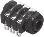 REAN NYS212 1/4" TRS Horizontal Female Jack