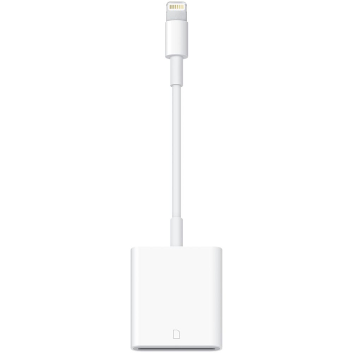 Apple Lightning to SD Card Camera Reader Compatible With Lightning Enabled IOS Devices, MJYT2AM/A