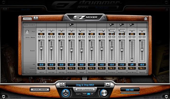 Toontrack BLUES-EZX Blues Drum Expansion For EZdrummer/Superior Drummer  (Electronic Delivery)