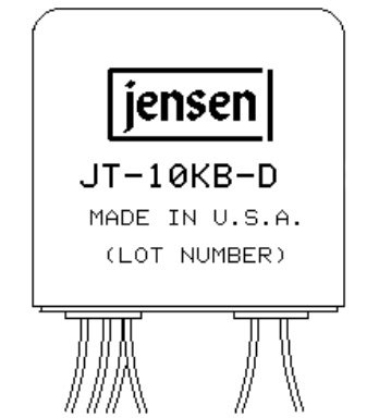 Jensen Transformers JT-10KB-D LineInputTransformer 4:1 Stepdown For "Balanced Bridging" Inputs