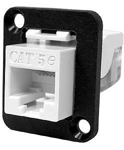 Ace Backstage C-25125 ICC RJ45/CAT5 Solid Wire On DBA, Panel Mount