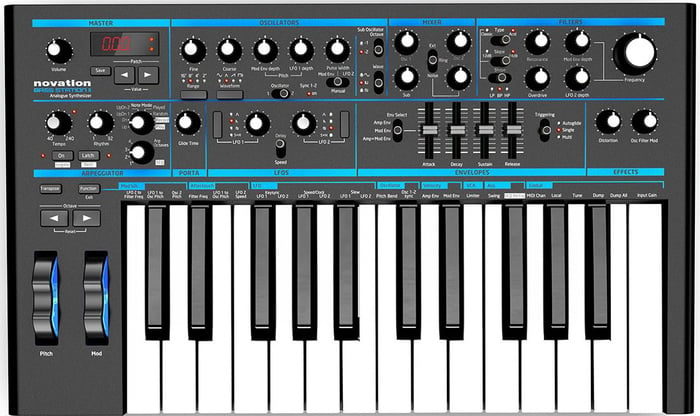 Novation BASS-STATION-II Bass Station II 25-Key Analog Mono-Synth