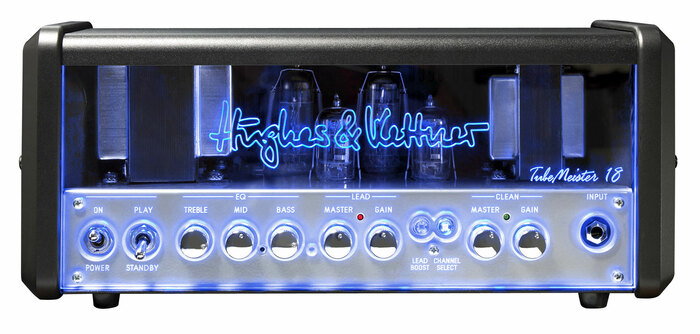 Hughes & Kettner TM18H TubeMeister 18 Head 18W 2-Channel Tube Guitar Amplifier Head With Onboard Red Box Output