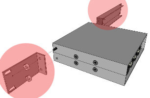 Doug Fleenor Design RK6-1 Rack Mount Kit For 6.5" Chassis Devices