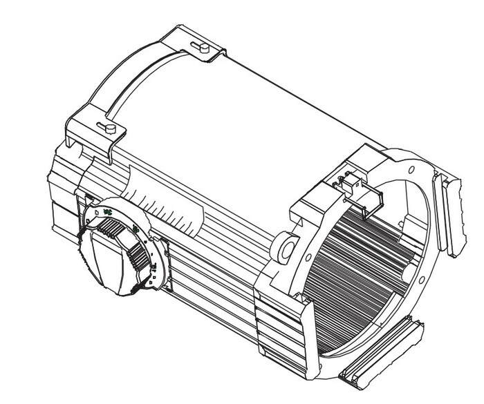 ETC 42550LT 25 To 50 Degree Source Four Zoom Lens Tube