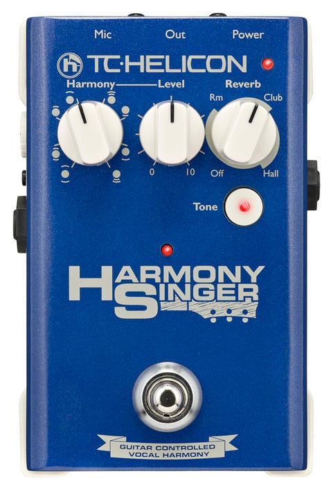 TC Electronic  (Discontinued) HARMONY-SINGER Harmony Singer Guitar-Controlled Vocal Harmony, Tone And Reverb Effects Pedal