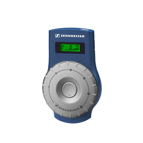 Sennheiser EK 2020-D II Tourguide 2020 Digital Bodypack Receiver, 926-928 MHz