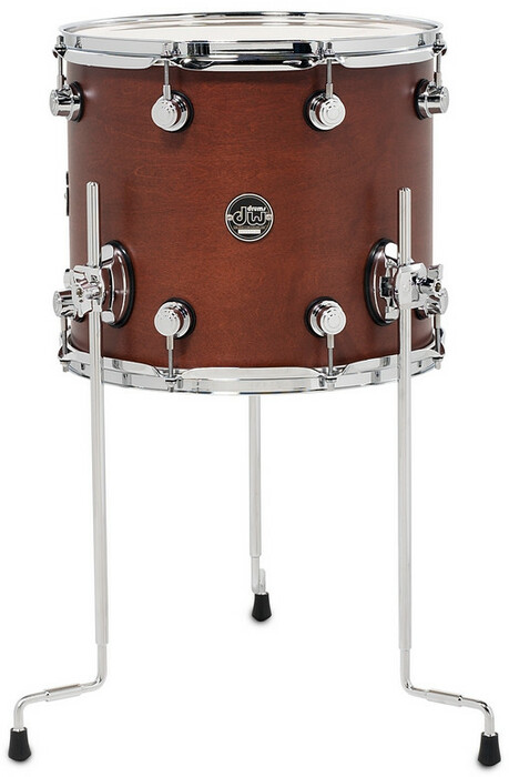 DW DRPS1214LTTB 12" X 14" Performance Series Floor Tom In Tobacco Stain