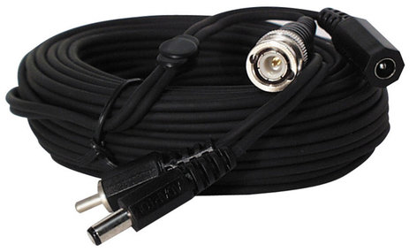 Speco Technologies CBL25BB 25' Ft Video Power Cable With BNC Connectors