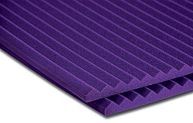 Auralex 2SF24PUR 20 Panels Of 2" X 2 Ft X 4 Ft Studiofoam Wedge In Purple