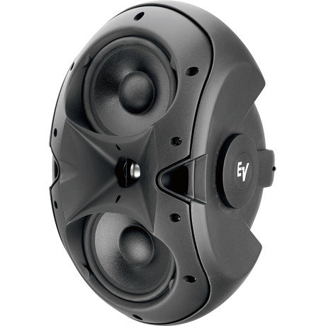 Electro-Voice EVID 6.2 Pair Of 6" 2-Way Surface-Mount Speakers, Black