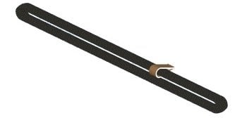 Adaptive Technologies Group BS3-60X6 72" Steel Strand Round Slings