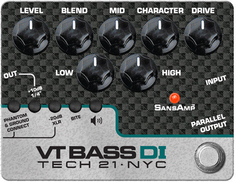 Tech 21 CS-VTB-DI VT Bass DI SansAmp VT Bass DI Pedal | Full