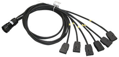 TMB ZBO6KCSP6L 6' KC Breakout Cable With 2P&G Tails