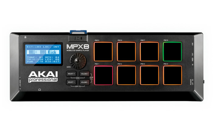 AKAI MPX8 Mobile SD Sample Player