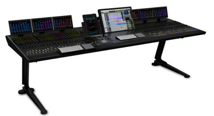 Avid S6 M40 24-5-D Pro Mixing Control Surface M40 Master Touch Module Plus 24 Faders And 5 Knobs With 3 Display Modules