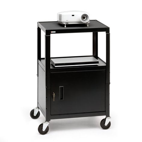 Bretford Manufacturing CA2642E Adjustable Cabinet Cart With Electrical Unit