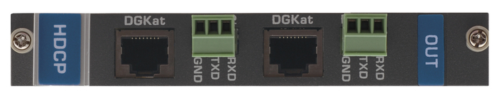 Kramer DGKat-OUT2-F16 2-Output HDMI & RS-232 Input Over DGKat Card (F16)