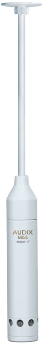 Audix M55W High-Output Hanging Ceiling Microphone, White