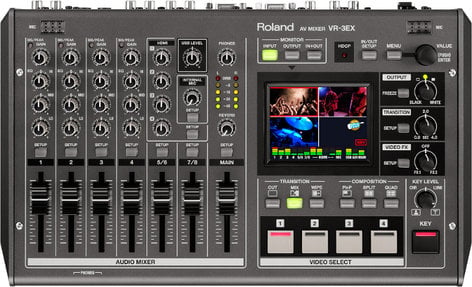 Roland Professional A/V VR-3EX SD / HD A/V USB Streaming Mixer