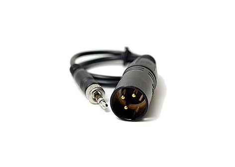 Sennheiser CL 100 Unbalanced Line Cable, XLR-M To 3.5mm Threaded Connector, Black