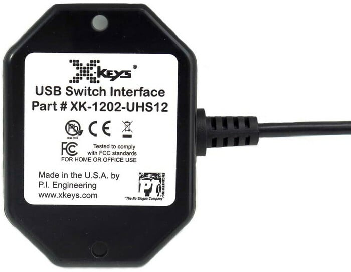 PI Engineering XK-1202-UHS12-R X-Keys XK-12 USB Switch Interface USB Switch Interface With 6 Programmable Ports