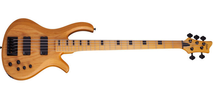 Schecter RIOT-SESSION-5 Riot-5 Session Aged Natural Satin 5-String Electric Bass