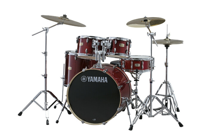 Yamaha Stage Custom Birch 5-Piece Drum Set - 20" Kick 10" And 12" Toms, 14" Floor Tom, 20" Kick, 14" Snare With HW-780 Hardware Pack