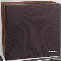 Bogen WB1EZ Easy Design Wall-Mount Speaker With Baffle, 1W, Walnut