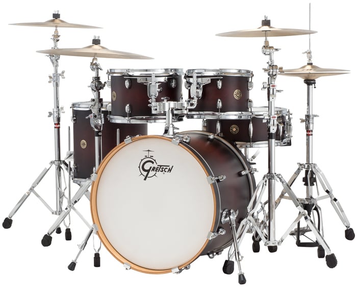 Gretsch Drums CM1-E605 Catalina Maple 5 Piece Shell Pack With 10", 12", 14" Toms, 16"x20" Bass Drum, 5.5"x14" Snare Drum